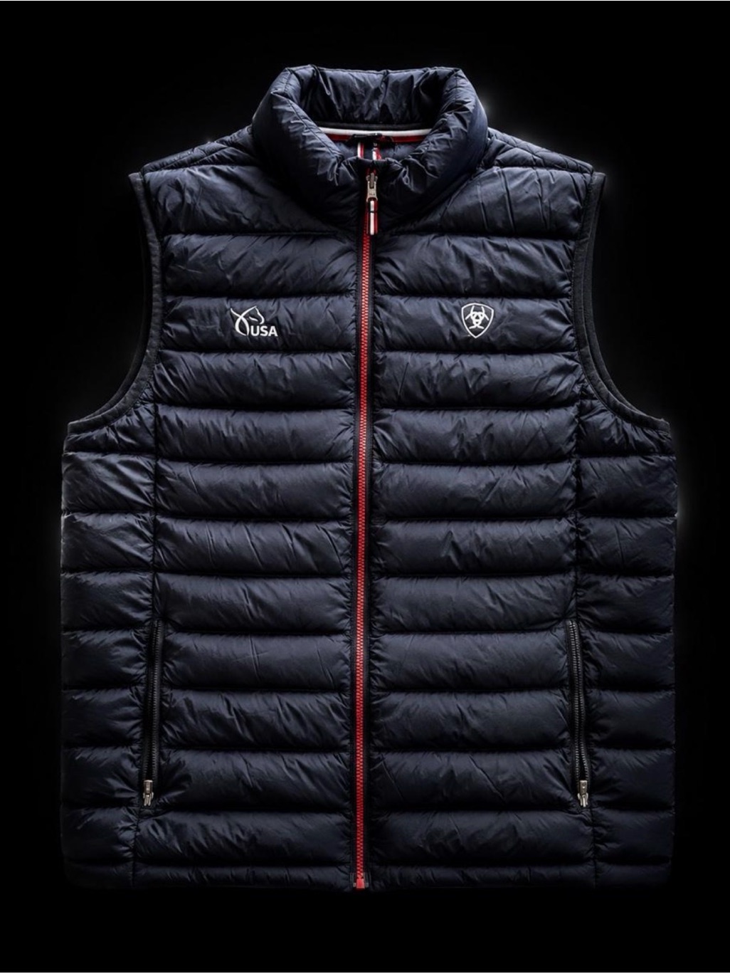 Ariat X Us Equestrian Down Puffer Vest  Size Xxl  Nwot